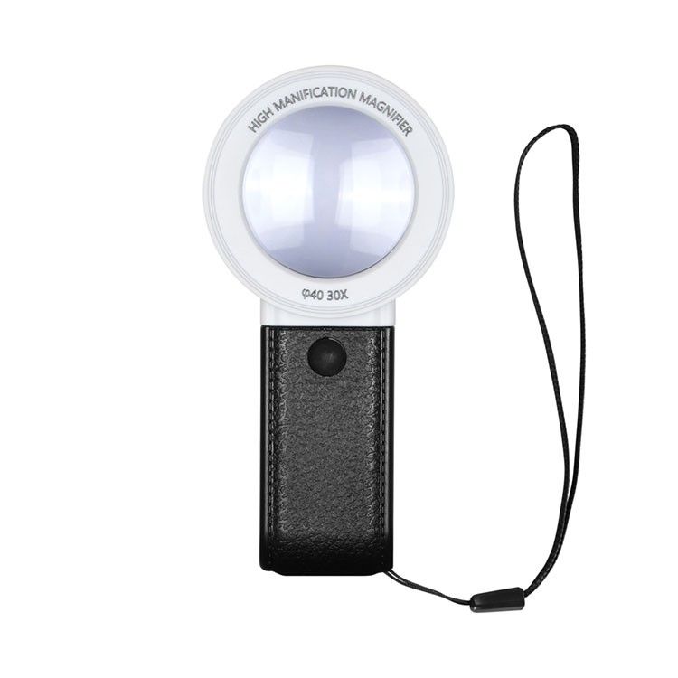 hand magnifying glass with light hand magnifying glass with light
